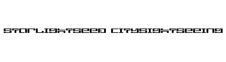 starlightseed citysightseeing  नि: शुल्क फ़ॉन्ट्स डाउनलोड