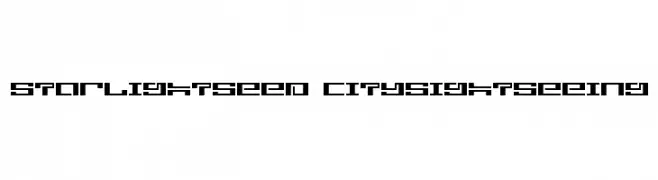 starlightseed citysightseeing  Frei Schriftart Herunterladen