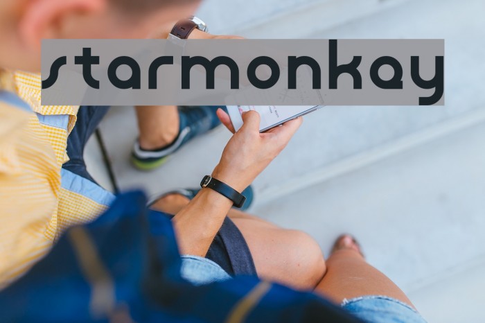 starmonkey Font examples
