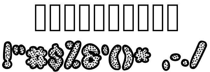 starrynight Font OTHER CHARS