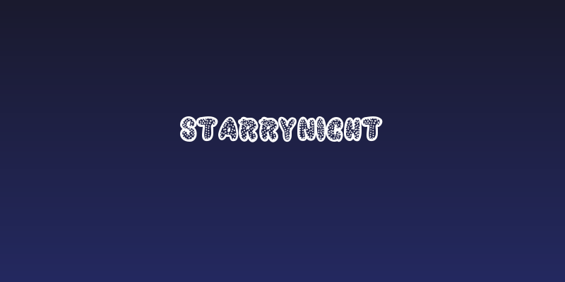 starrynight Social Header