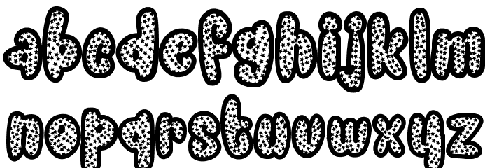 starrynight Font LOWERCASE