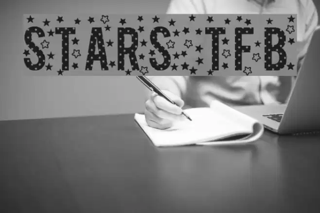 stars TFB Font examples