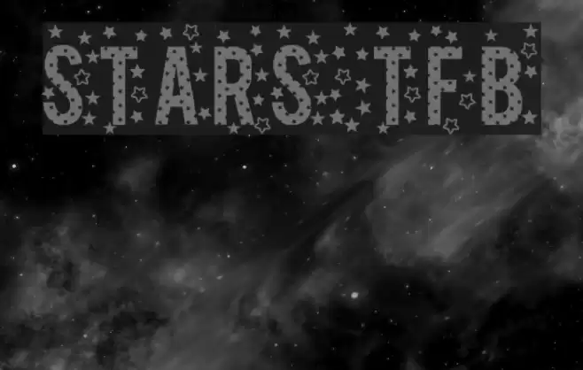 stars TFB Font examples