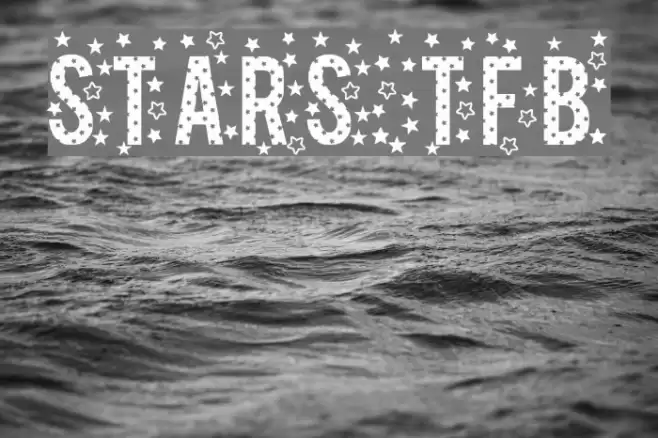stars TFB Font examples