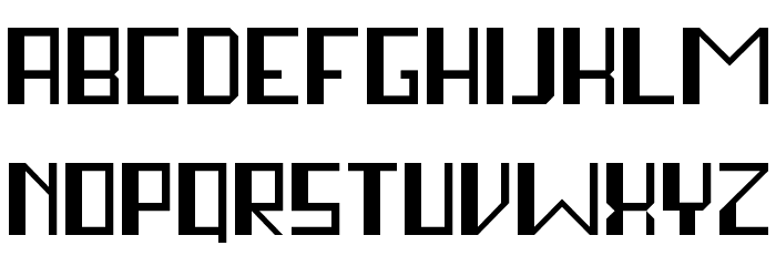 stay in square Regular Font LOWERCASE