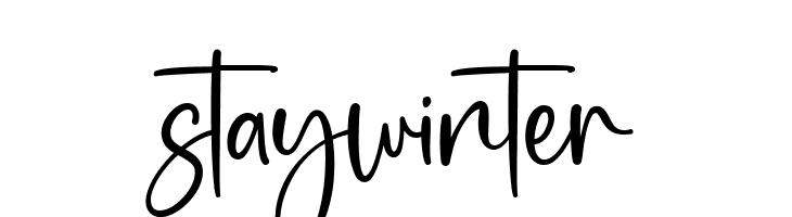 stay winter  免费字体下载