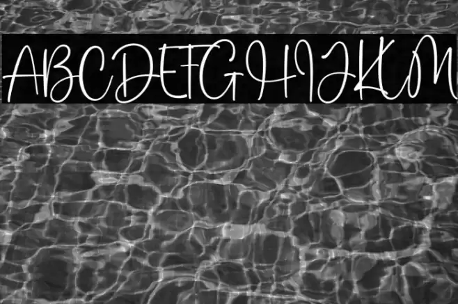 stay winter Font examples