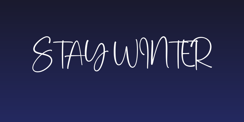 stay winter Social Header
