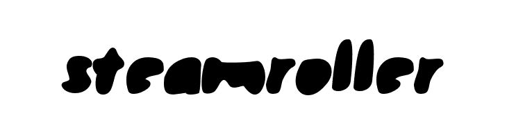 steamroller  font caratteri gratis