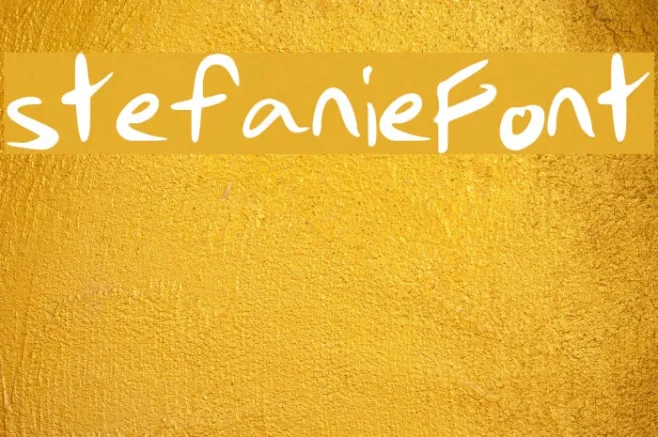 stefanieFont Example 3