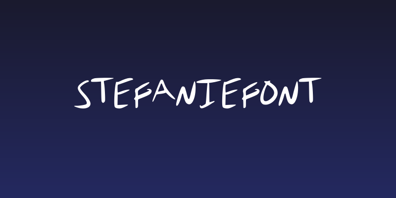 stefanieFont Social Header