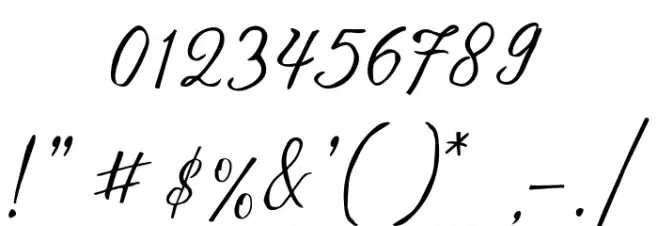 stefhanie typeface free demo Regular Font OTHER CHARS