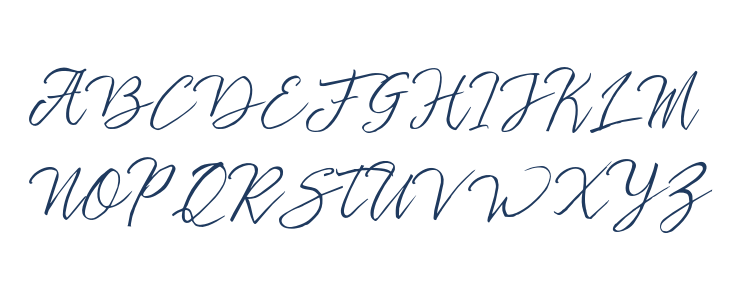 stefhanie typeface free demo Regular Uppercase