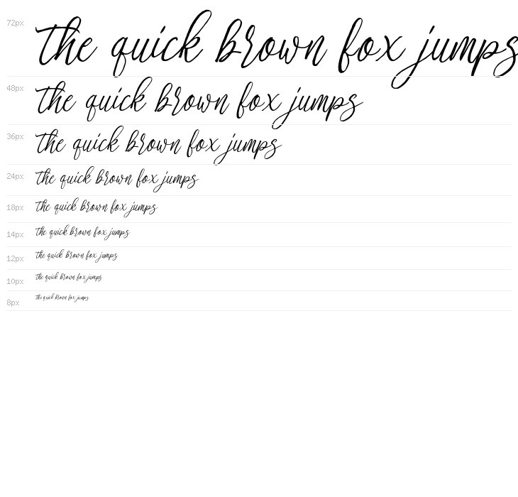 stefhanie typeface free demo Regular Waterfall