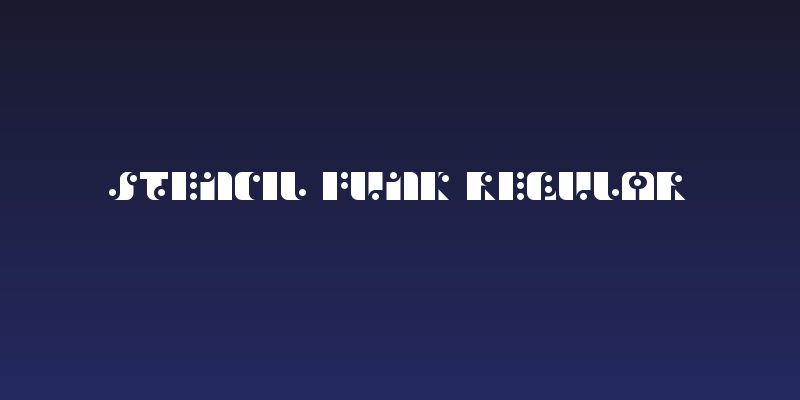 stencil funk Regular Social Header
