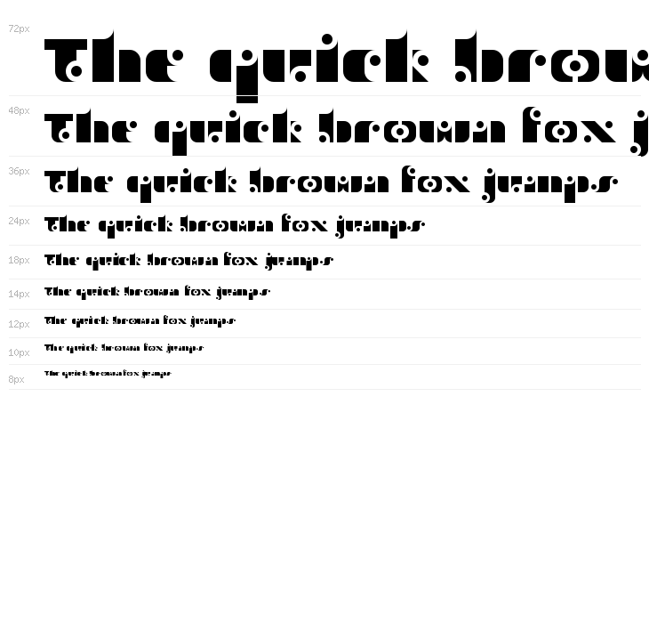 stencil funk Regular Waterfall