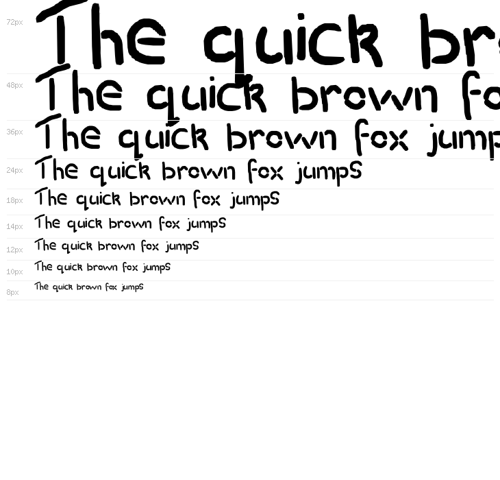 stencil pencil Waterfall