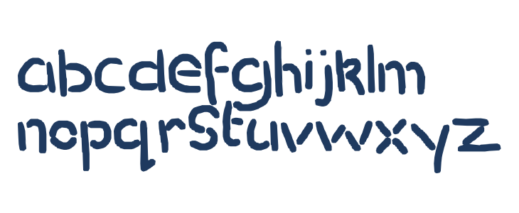 stencil pencil Lowercase