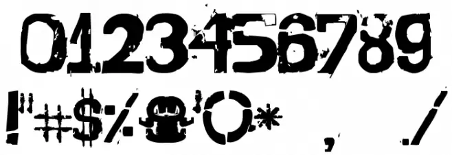 stencil pra vender côco Fuentes OTROS CHARS