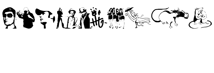 stencilddtown Font OTHER CHARS