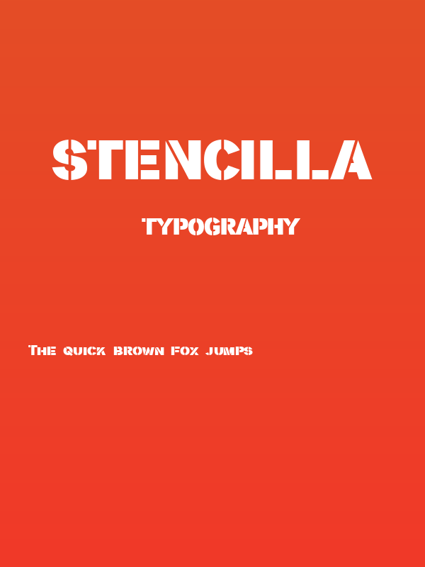 stencilla Poster