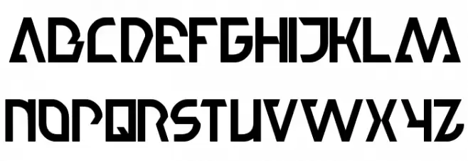 step forward Font Litere mari