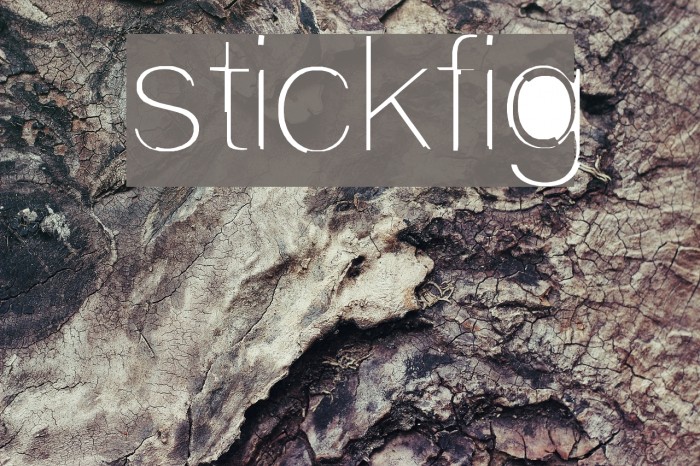 stickfig Font examples