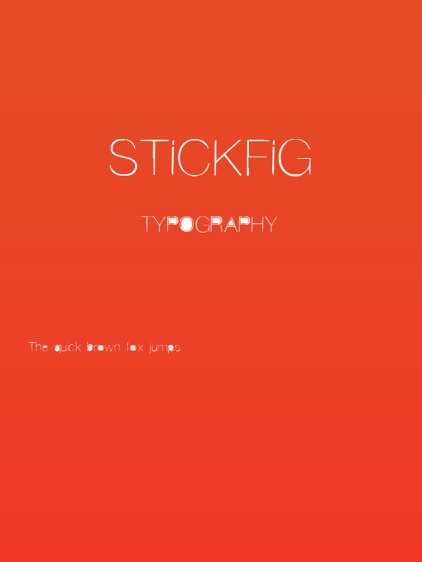 stickfig Poster