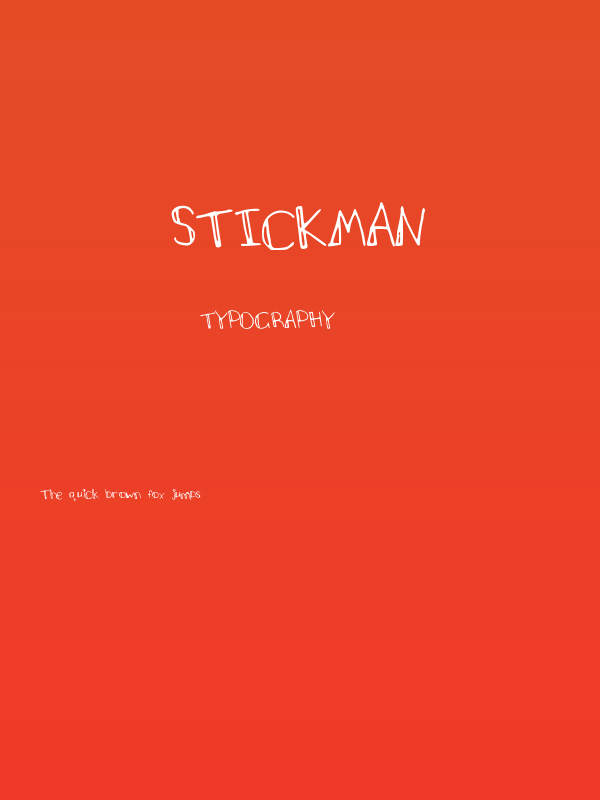 stickman Poster