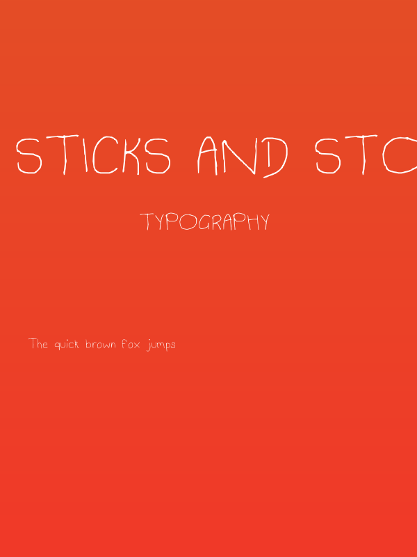 sticks and stones may break my bones Poster