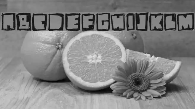 stiff neck Font examples