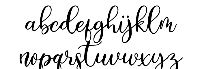 stilsa Font LOWERCASE