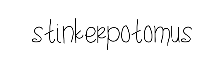 stinkerpotomus  Frei Schriftart Herunterladen