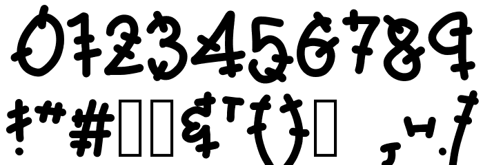 stitcher Font OTHER CHARS