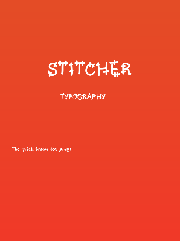 stitcher Poster