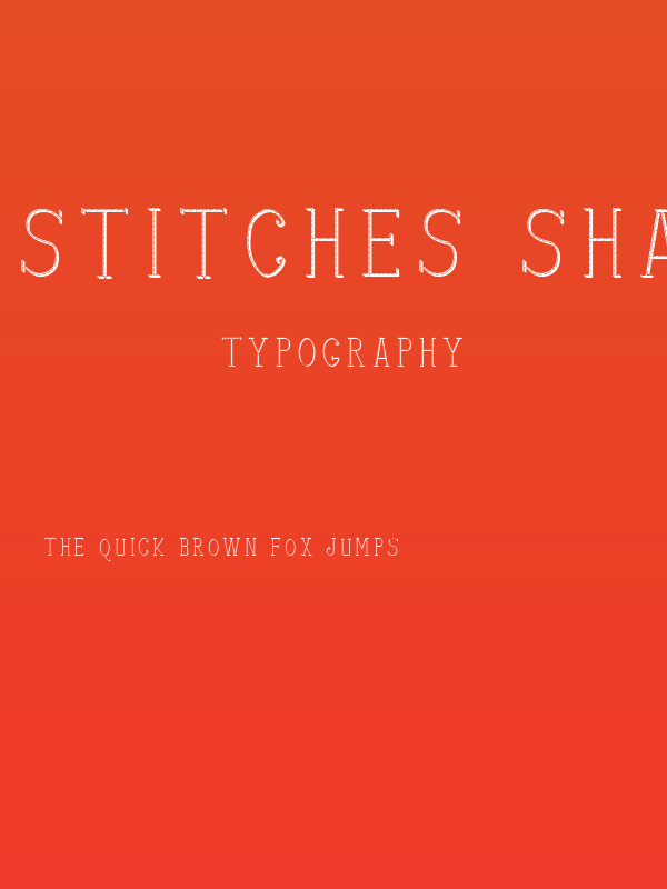 stitches shadow Poster