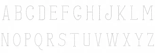 stitches 字体 大写