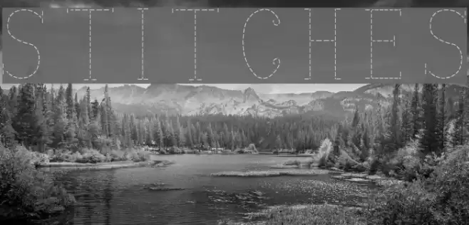 stitches Font examples