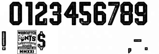 stone college 1936 Font OTHER CHARS