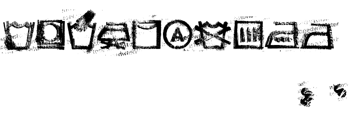 stoned wash 6 Font OTHER CHARS