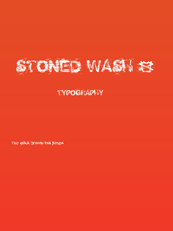 stoned wash 6 Poster