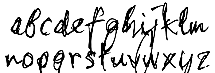 stonehandSaul_TRIAL Font LOWERCASE