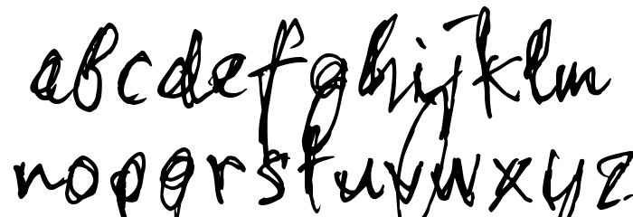 stonehandSaul_TRIAL Font LOWERCASE