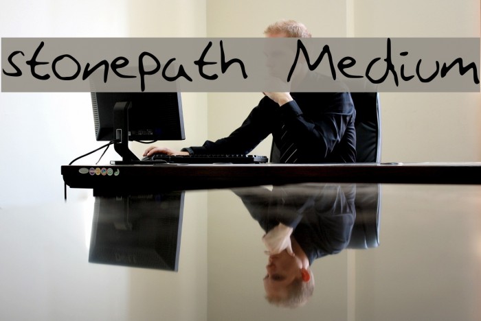 stonepath Medium Font examples