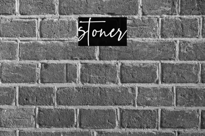 stoner Font examples
