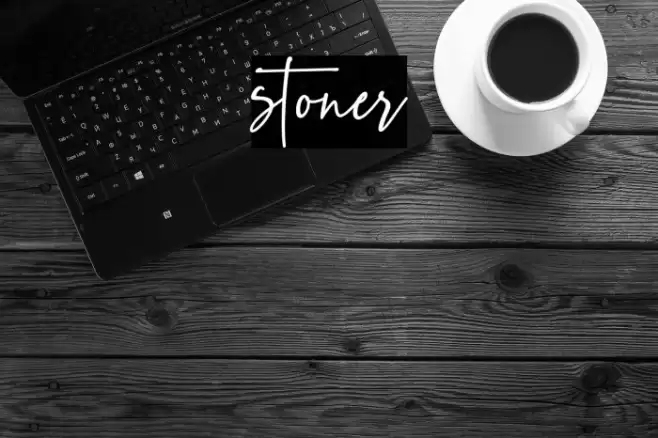 stoner Font examples