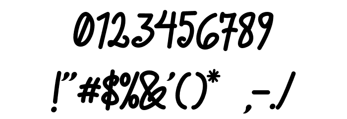 stopfirst Font OTHER CHARS