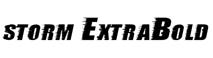 Шрифт extrabold