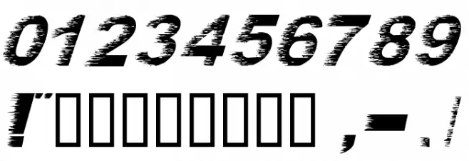 storm ExtraBold Font OTHER CHARS
